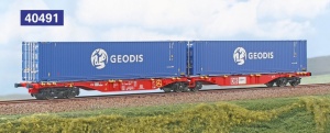 ACME 40491 Podwójna platforma kontenerowa Sggmrs DB Cargo Polska Ep.VI