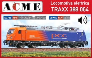 ACME 69745 Lokomotywa elektryczna TRAXX 388 064 PCC Intermodal Ep.VI DCC Sound