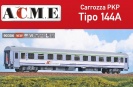 ACME 90306 wagon osobowy 2kl. typ144A PKP IC Ep.VI