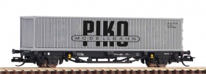PIKO 47726 wagon platforma z kontenerem VEB PIKO DR Ep.IV skala TT
