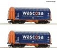 ROCO 6680006 Zestaw 2 wagony plandekowe WASCOSA VI skala TT